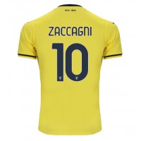 Camisa de Futebol Lazio Mattia Zaccagni #10 Equipamento Secundário 2024-25 Manga Curta